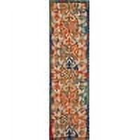 Nourison Aloha Indoor/Outdoor Transitional French Country Multicolor 2' x 6' Area Rug, (6' Runner)