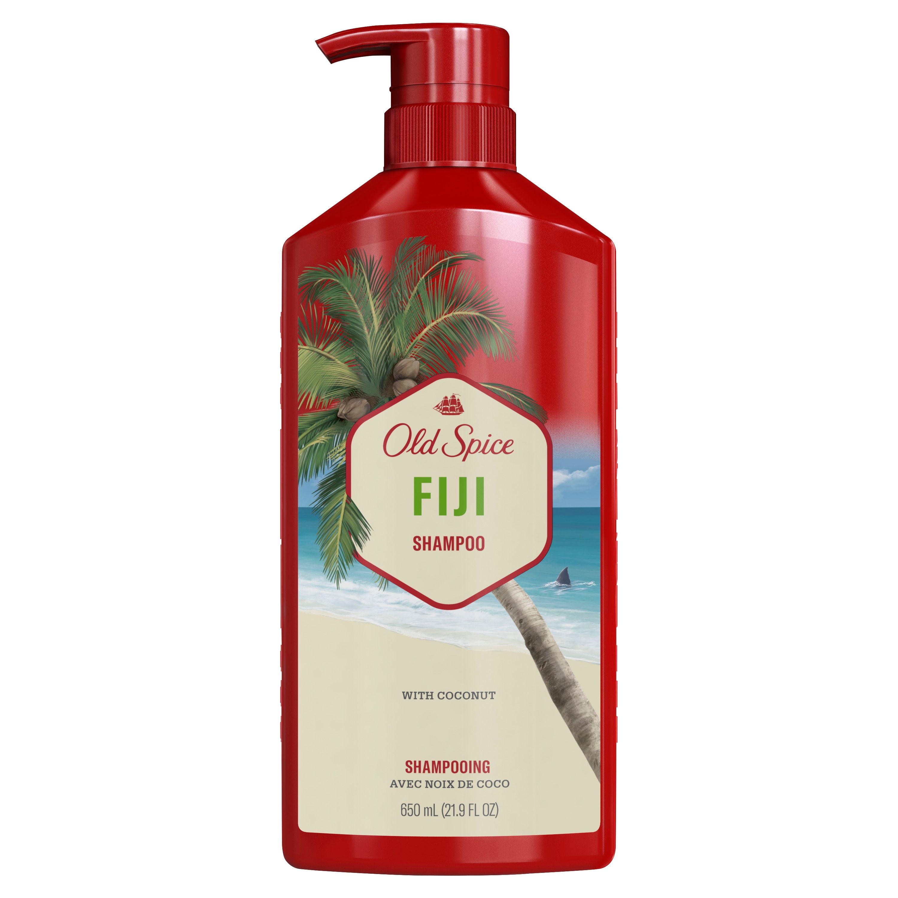 Old Spice Fiji Shampoo for Men, 625 mL
