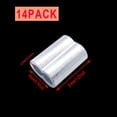 thumbnail image 2 of Luckkyme - Engarzado de cable de aluminio para cable y cuerda de alambre de doble virola de 3/8" de diámetro (paquete de 14), 2 of 5