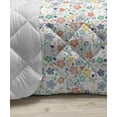 thumbnail image 3 of Oriental Down Alternative Comforter, Geometric Pattern with Starry Motifs in Muted Tones Monochrome Art, Microfiber Quilt for All Season, 5 Sizes, Blue Grey White, by Ambesonne, 3 of 3