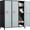 Black Gray, variant on STANI Metal Locker 6 Doors Employees Locker Storage Cabinet Locker School Hospital Gym Locker Requires Assembly