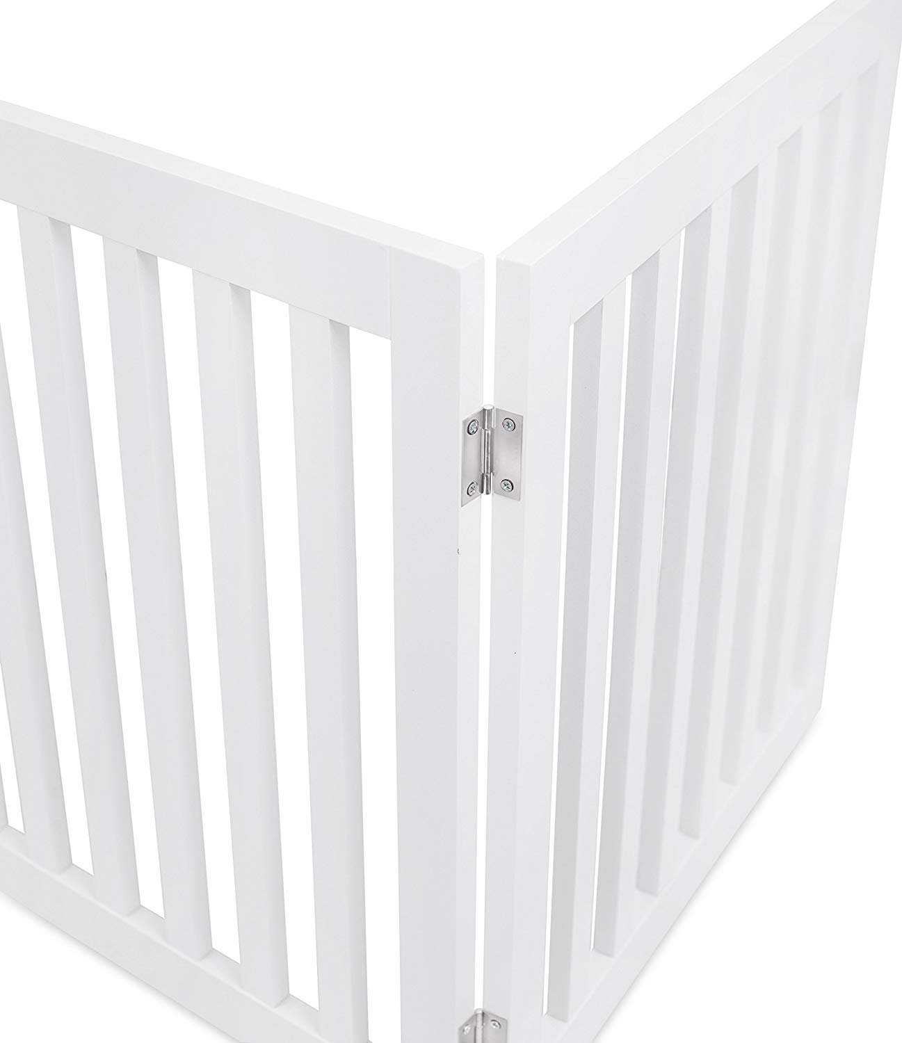 Buy Best Traditional Pet Gate 4 Panel 24 Tall White