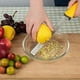 thumbnail image 4 of Rallador de cocina rallador de queso pies manuales rallador de ralladura de acero inoxidable, 4 of 5