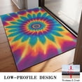thumbnail image 3 of Colorful Tie Dye Mandala Pattern Door Rugs,Washable Non Slip Door Mats Indoor,Decorative Door Mats,Entry Mat Indoor for Entrance,Bedroom,Kitchen,Bathroom,20"x32", 3 of 6