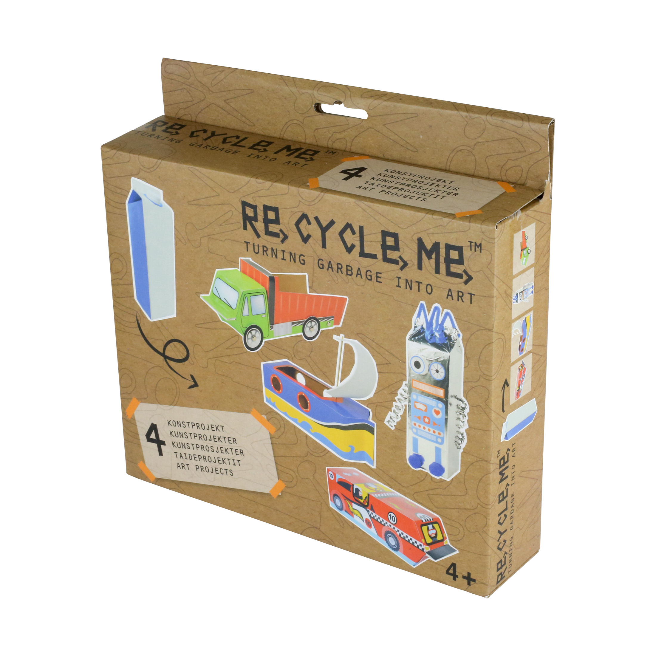 Craft Kit Recycle Me Recycles into Art Milk Carton - Pow Science LLC