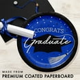 thumbnail image 3 of Creative Converting Blue Graduation Tableware Kit, Serves 18, 3 of 13