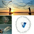 Saltwater Fishing Cast Net for Bait Trap Fish Throw Net 4ft//6ft//8ft Radius Freshwater Nets