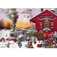 thumbnail image 4 of Buffalo Games 500 Piece Puzzle, Wysocki Americana - Whistle Stop Christmas, 4 of 5