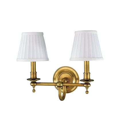 

Hudson Valley Lighting 1902 Beekman 2 Light 12 Tall Wall Sconce - Brass