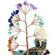 thumbnail image 2 of Quemador de incienso de dinero con piedra de cristal de árbol, curación de 7 chakras (vertical simple), 2 of 3