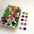 thumbnail image 1 of OUNONA Colorful Plastic Push Pin 300Pcs for Corkboard Use and Document Fixing, 1 of 6