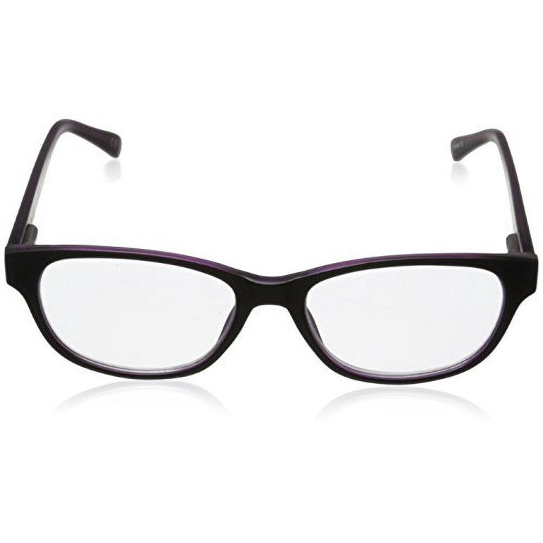 Foster Grant womens Zera Multifocus Reading Glasses, Black