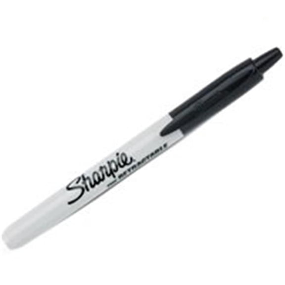 32724 Sharpie Retractable Fine Point Black