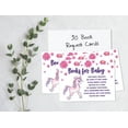 thumbnail image 4 of Inkdotpot 30Unicorn Jungle Animals Baby Shower Book Request Cards Bring A Book Instead Of A Card Baby Shower Invitations Inserts Games, 4 of 5