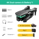 thumbnail image 5 of Dron de fotografía aérea en liquidación, dron con cámara FPV 4K HD, juguetes de control remoto, regalos para niños y niñas con retención de altitud, modo sin cabeza, ajuste de velocidad de, 5 of 6