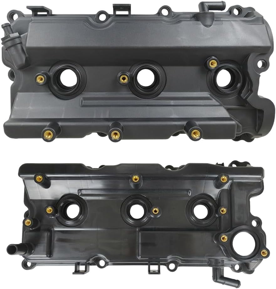 Valve Cover Set with Gasket and Oil Cap 132645W510 Replacement for Nissan Pathfinder Infiniti QX4 2002–2004 3.5L V6 Engines