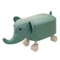 thumbnail image 2 of Reposapiés Otomano Reposapiés de Animales Taburete Bajo con Ruedas Giratorio de 360  degree Sofá para Niños Banco Decoración de La Habitación para El Hogar, , azul Soledad Escabel, 2 of 10
