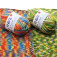 thumbnail image 4 of Zhaomeidaxi 4 Strands Colorful Cotton Crochet Knitting Yarn Assorted Colors Perfect for Mini Knitting Baby Clothes Woolen Yarn(1 Roll), 4 of 5