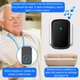 thumbnail image 6 of Yannianjz under $5 1Pcs Wireless Doorbell, Wireless Digital Doorbell, Remote Control Home Door Chime, Adjustable Volume Melody Doorbell, LED Flashing Alert System, Long Range Indoor Outdoor Bell, 6 of 9