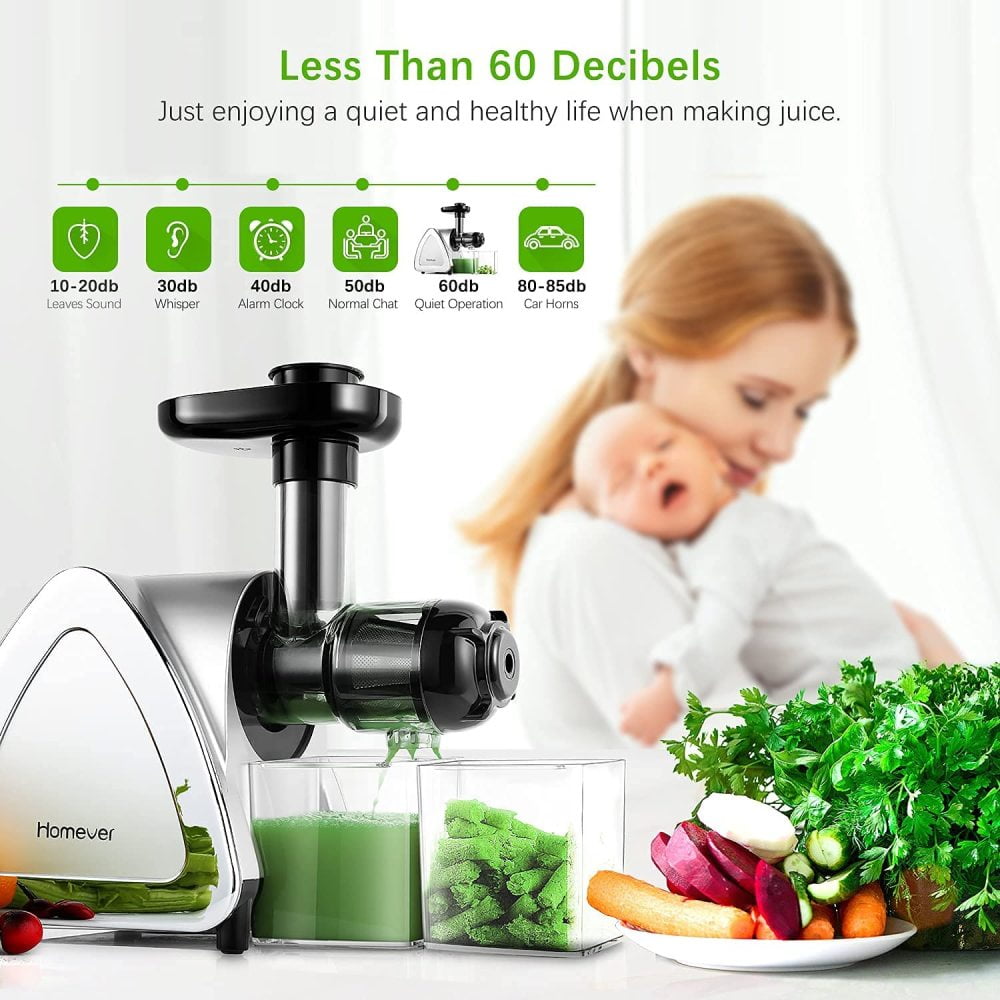 MegaChef Masticating Slow Juicer Extractor with Reverse Function, Cold Press  Juicer Machine with Quiet Motor 985117795M - The Home Depot