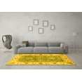 thumbnail image 3 of Ahgly Company Indoor Rectangle Oriental Yellow Traditional Area Rugs, 2' x 4', 3 of 4