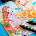 thumbnail image 3 of Marcadores Doble Punta Shendy Vendy Plumones Punta Pincel Touch 80 Colors, 3 of 6