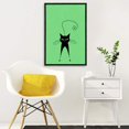 thumbnail image 3 of wall26 Framed Canvas Wall Art for Living Room, Bedroom Cat Illustration XII Canvas Prints for Home Decoration Ready to Hang - 24x36 inches, 3 of 4