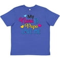 thumbnail image 3 of Inktastic My Nana and Papa Love Me with Hearts Youth T-Shirt, 3 of 5