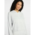 thumbnail image 3 of No Boundaries Star Hoodie and Foldover Flare Pants Set, 2-Piece, Women's XXS-XXL, 3 of 4