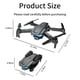 thumbnail image 2 of LS/RC F185 Pro WiFi Altitude Hold Control remoto Quadcopter 4K Cámara RC Drone, 2 of 8