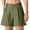 *Army Green, variant on ClodeEU Shorts Women,High Waist With Pockets ,Casual Trendy Outfits Army Green,Womens Plus L