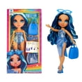 thumbnail image 1 of Rainbow High Swim & Style Skyler, Blue 11 Fashion Doll with Shimmery Wrap to Style 10+ Ways, Removable Swimsuit, Sandals, Fun Play Accessories, Great Toy Gift for Girls Kids Ages 4-12 Years, 1 of 5