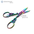 thumbnail image 2 of OdontoMed2011 Lot of 3 Pcs Multi Titanium Color Rainbow Sewing Embroidery Scissors 3.5" Sewing Scissors DIY Tools Dressmaker Shears Scissors for Embroidery, Craft, Needle Work, Art Work & Everyday Use, 2 of 2