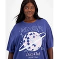thumbnail image 2 of GRAYSON/THREADS Womens Nasa Disco Club Graphic T-Shirt, Blue, Plus Size, XX-Large, 2 of 3