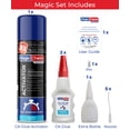 thumbnail image 2 of Magic Chems CA Glue with Activator (2 x 3.5 oz + 16.9 fl oz), Cyanoacrylate Glue and Activator, Super Glue withActivator, CAGlue and Accelerator (1 Pack), 2 of 9