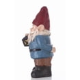 thumbnail image 5 of Hi-Line Gift 2825” Gnome Holding a Lantern Garden Statue, MGO Clayfibre, Indoor/Outdoor Use, 5 of 9
