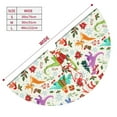 thumbnail image 5 of Cute Dinosaur Tree Skirt Xmas Tree Mat Christmas Tree Ornaments Decorations Holiday Party Indoor Outdoor 48", 5 of 5