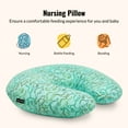 thumbnail image 4 of Dream On Me Beeboo Nursing Pillow and Positioner, Breastfeeding and Bottlefeeding Pillow, Removable and Washable Pillow Cover, Soft and Breathable Fabric in Green, 4 of 7