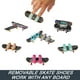 thumbnail image 5 of Set de diapasones para skate Hot Wheels, paquete de 10 con 5 pares de zapatos, 5 of 6