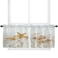 thumbnail image 6 of Sea Beach StarCurtains for Living Room Bedroom Curtains Kitchen Curtains for the Kids Room Window Treatments Drapes, 6 of 7
