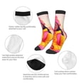 thumbnail image 3 of Fuzoiu Digital Nomad Pink Landscape Print Kids Socks For Boys Girls,Grip Crew Socks with Non Slip,Lightweight Stretch Crew Socks,Toddlers Crew Boot Socks, 3 of 5