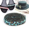 Rhinestone Gravel Ribbon Chain Clothes Shoes Decoration Accessories 1