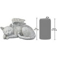 thumbnail image 3 of Lápida honoraria de la estatua del ángel del animal doméstico del gato conmemorativo del diseño, poliresina, piedra antiguaLápida sepulcral honoraria de la estatua del ángel del animal doméstico, 3 of 5