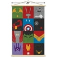 thumbnail image 3 of Marvel Comics Avengers - Minimalist Grid Wall Poster with Magnetic Frame, 22.375" x 34", 3 of 5