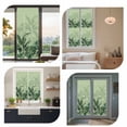 thumbnail image 7 of Palm Leaves Tropical Window Privacy Film, Green Botanical Summer Green Ombre Static Cling UV Sun Blocking Heat Control Window Tint Day and Night, Non-Adhesive One Way Privacy Cover 17.7''x39.3'', 7 of 7