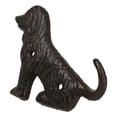 thumbnail image 5 of Pack Of 3 Cast Iron Whimsical Rustic Cocker Spaniel Dog Wagging Tail Wall Hooks, 5 of 9