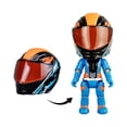 thumbnail image 2 of Figura de acción de motocicleta para niños, modelo de motocicleta de escritorio con articulaciones móviles, versión Q, figuras coleccionables para niños y adultos, 2 of 8