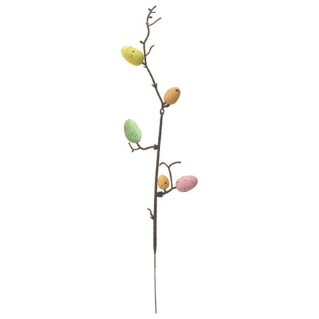 

QIEZHON Simulated Egg Single Easter Home Interior Decoration Flower Arrangement Accessories Artificial Foam Egg Single Card Slot