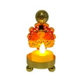 thumbnail image 1 of WRKEKC LED Electronic Candlestick Iron Painted Turkey Maple Modeling Lamp Thanksgiving Night Light Ornaments, 1 of 6