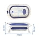 thumbnail image 4 of Bañera The Baby Shop  ultra compacta y plegable Azul, 4 of 7